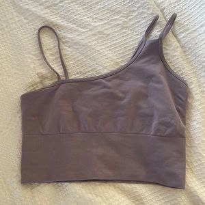 Alo yoga asymmetrical bra top